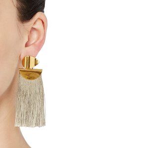 LIZZIE FORTUNATO  Light Moss Crater Earrings